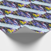 Koralle zum 35. Hochzeitstag Geschenkpapier (Ecke)