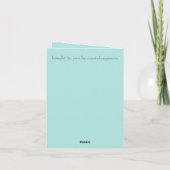 Koralle zum 35. Hochzeitstag Karte (Rückseite)