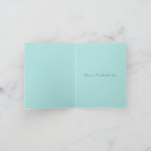 Koralle zum 35. Hochzeitstag Karte (Innenseite)