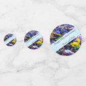 Koralle zum 35. Hochzeitstag Konfetti (Vorderseiten)