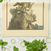 Korallen am Meer Geschirrtuch (Gefaltet)