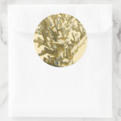 Korallen am Meer Runder Aufkleber (Tasche)