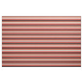 Korallen, Beige, Rot- und Schwarz-Linde-Muster Stoff (Fat Quarter (45,7 x 55,9 cm))