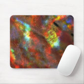 Korallen bis farbige Farbstoffe unter Rohglas Mousepad (Mit Mouse)