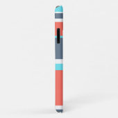 Korallen, blau und grau Case-Mate iPhone hülle (Hinten/Rechts)