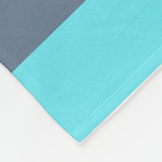 Korallen, blau und grau fleecedecke (Ecke)