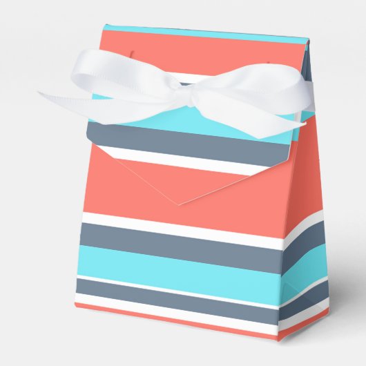 Korallen, blau und grau geschenkschachtel (Vorderseite)