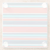 Korallen, blau und grau glasuntersetzer (Rückseite)