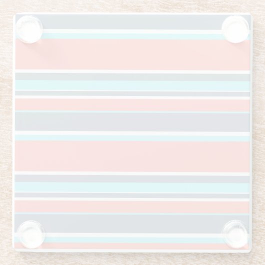 Korallen, blau und grau glasuntersetzer (Rückseite)