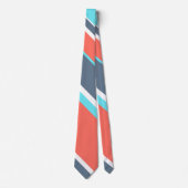 Korallen, blau und grau krawatte (Vorderseite)