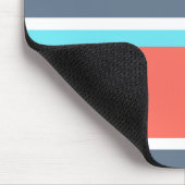 Korallen, blau und grau mousepad (Ecke)
