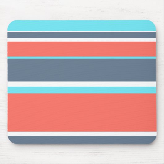 Korallen, blau und grau mousepad (Vorne)