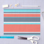 Korallen, blau und grau seidenpapier (Handwerk)