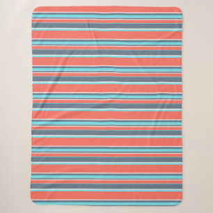 Korallen, blau und grau sherpadecke