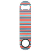 Korallen, blau und grau speed flaschenöffner (Vorderseite)