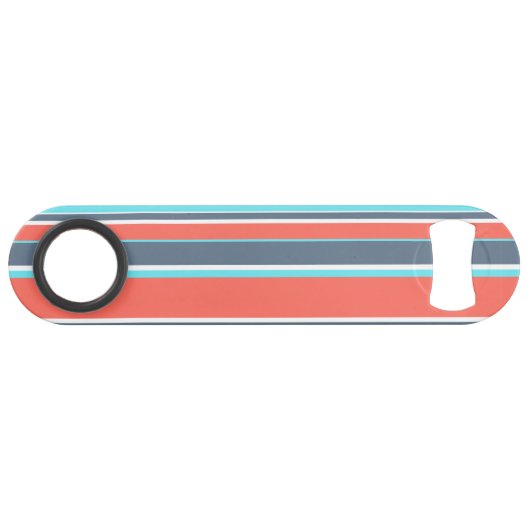 Korallen, blau und grau speed flaschenöffner (Vorderseite (Horizontal))