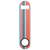 Korallen, blau und grau speed flaschenöffner (Rückseite)