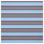Korallen, Dunkelblau, Dim Gray, Light Sky Blue und Stoff (Muster)