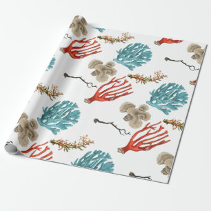 Korallen Geschenkpapier