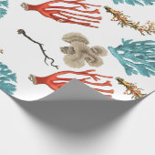 Korallen Geschenkpapier (Ecke)