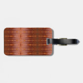 Korallen Ikat 3 Gepäckanhänger (Rückseite horizontal)