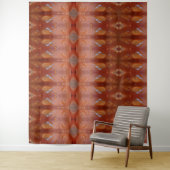 Korallen Ikat 4 Wandteppich (Beispiel)