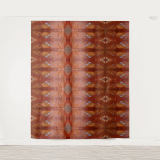 Korallen Ikat 4 Wandteppich