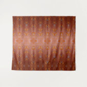 Korallen Ikat 5 Wandteppich (Vorderseite (Horizontal))