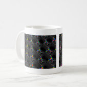 Korallen - Mandelbrot Kaffeetasse (Vorderseite Links)