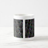 Korallen - Mandelbrot Kaffeetasse (Mittel)