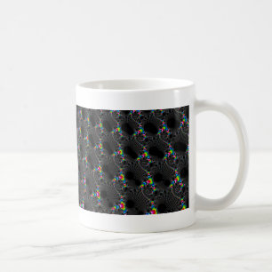 Korallen - Mandelbrot Kaffeetasse