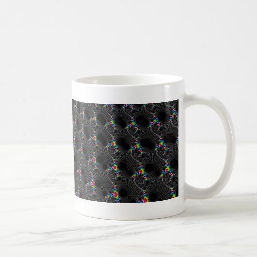 Korallen - Mandelbrot Kaffeetasse (Rechts)