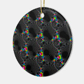 Korallen - Mandelbrot Keramikornament (Links)