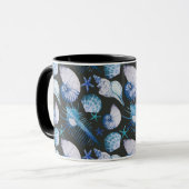 Korallen mit Muschel-Muster Tasse (Vorderseite Links)