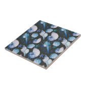 Korallen mit Muscheln Fliese (Seite)