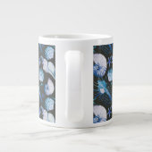 Korallen mit Muscheln Jumbo-Tasse (Rückseite)