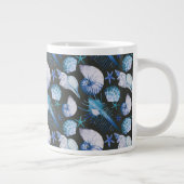 Korallen mit Muscheln Jumbo-Tasse (Rechts)