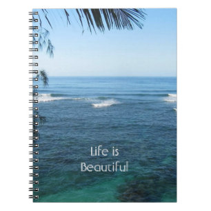 Korallen Ozean Kauai Hawaii (meine Fotografie) Notizblock