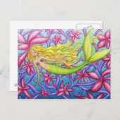 Korallen Postkarte (Vorne/Hinten)