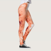 Korallen/Rost-Drache Leggings (Rechts)