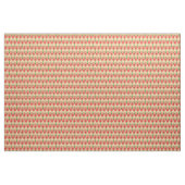Korallen-Stiefmütterchen - Retro-Tapetenmuster Stoff (Fat Quarter (45,7 x 55,9 cm))