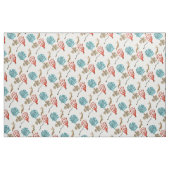 Korallen Stoff (Fat Quarter (45,7 x 55,9 cm))