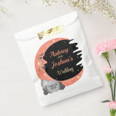 Korallen über der Mondhochzeit Personalisiert Geschenktütchen (Versiegelt)