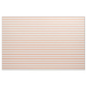 Korallen- und Beigefarbenes Streifenmuster Stoff (Fat Quarter (45,7 x 55,9 cm))