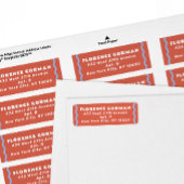 Korallen und Blauer Rahmen