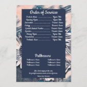 Korallen und Blauer Sonnenblumen Kunst | FOTO | Be Programm (Rückseite)