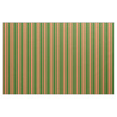Korallen und dunkelgrünes Muster Stoff (Fat Quarter (45,7 x 55,9 cm))
