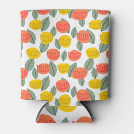 Korallen- und Gold-Blume Dosenkühler