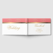 Korallen- und Goldherzen Gästebuch (Voll)