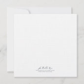 Korallen und graue Sternfische Hochzeit Speichern Save The Date (Rückseite)